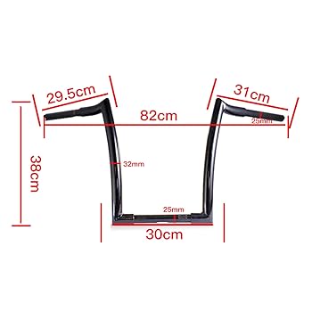 Amazon | yoothi 互換品 14 '' 16 '' ハーレー 用 1-1/4インチ